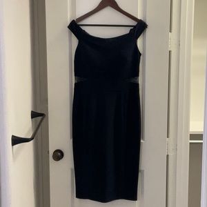 Navy cocktail dress